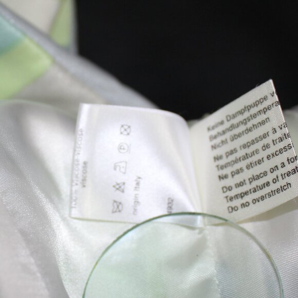 A-K-R-I-S punto jacket geometric pattern multi color women Made in Italy  size 4 - Picture 7 of 9